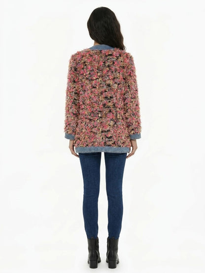 Jacket by Dolce & Gabbana for women in polyester multicolor features an utilitarian silhouette with a refined , showcasing sophisticated for an utilitarian aesthetic.
