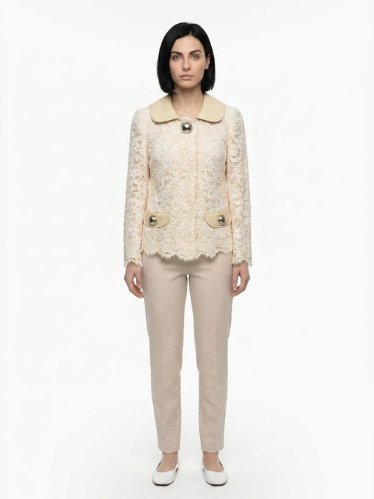 Dolce & Gabbana Beige Cotton Jacket