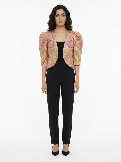 Blazer by Dolce & Gabbana for women in nylon polyester & acetate multicolor features an stylish silhouette, showcasing a sophisticated and stylish for a truly stylish finish.