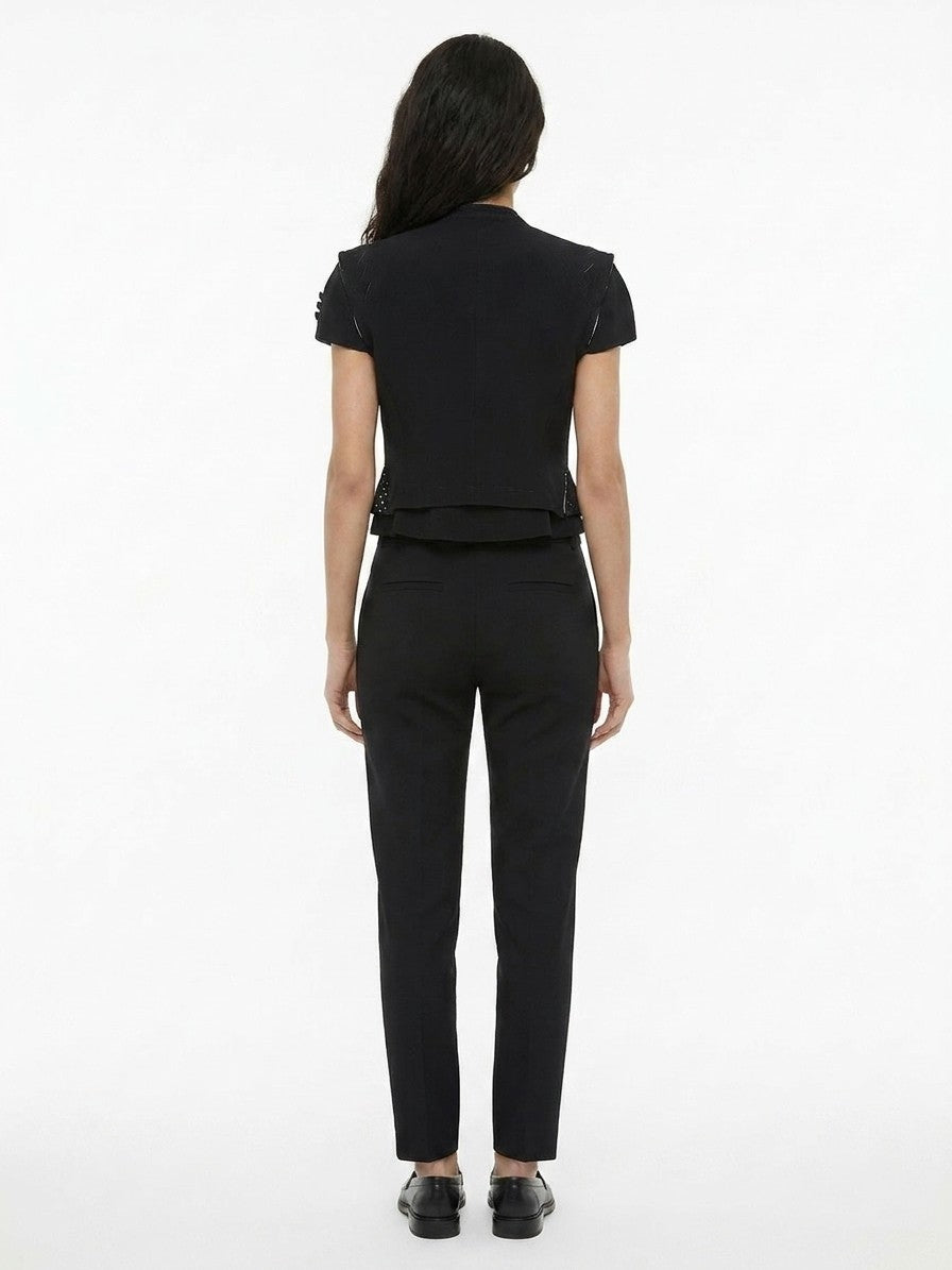 Dolce & Gabbana Black Elastane Blazer