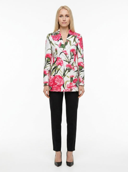 Dolce & Gabbana Multicolor Elastane Blazer