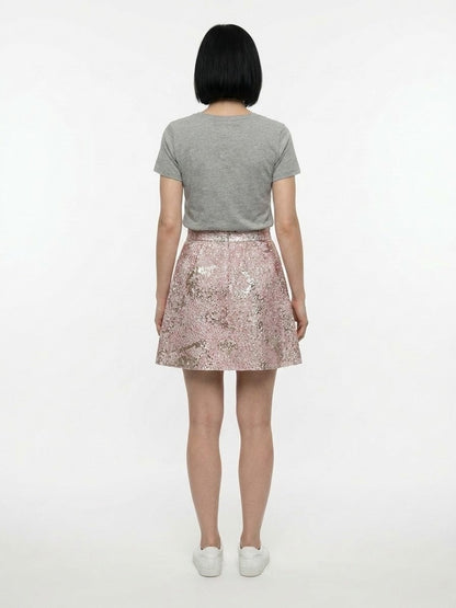 Skirt by Dolce & Gabbana for women in nylon polyamide polyester & silk multicolor features an tailored silhouette, artfully capturing the essence of Flow Women's Nylon Polyamide Polyester & Silk Mini Skirt in a sophisticated mini.