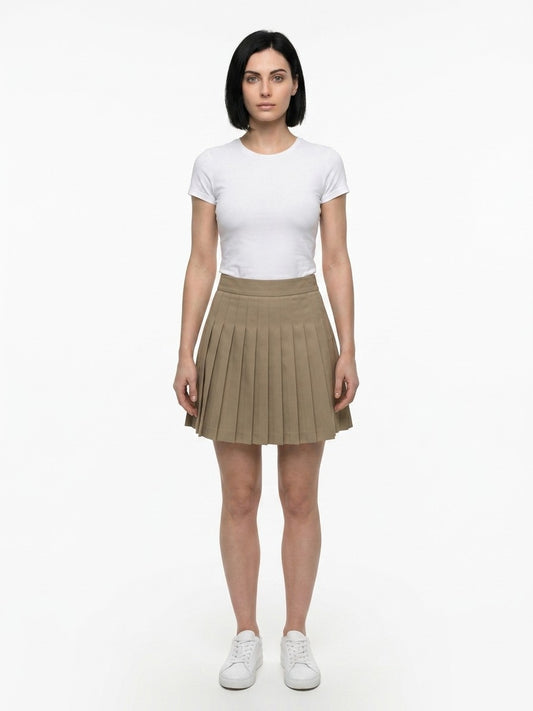 Dolce & Gabbana Beige Cotton Mini Skirt