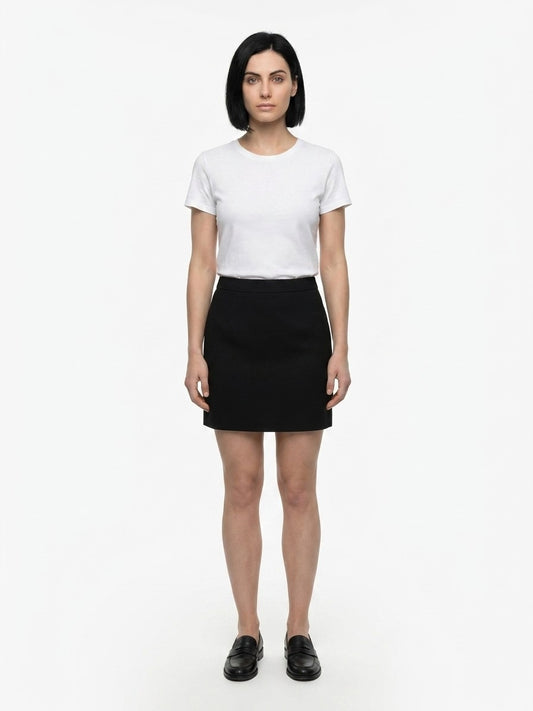 Dolce & Gabbana Black Elastane Mini Skirt