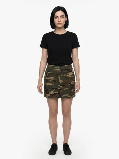 Skirt by Dolce & Gabbana for women in cotton multicolor features an relaxed-yet-refined silhouette that elegantly showcases the Women's Cotton Mini Skirt design and sophisticated mini.