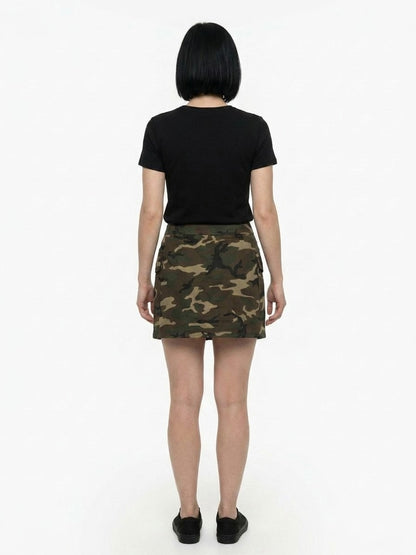 Skirt by Dolce & Gabbana for women in cotton multicolor features a contoured silhouette from the Women's Cotton Mini Skirt collection, characterized by its contoured mini for a contoured finish.