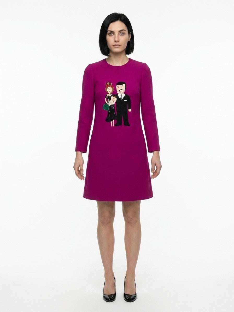 Dolce & Gabbana Pink Polyester Casual Dress