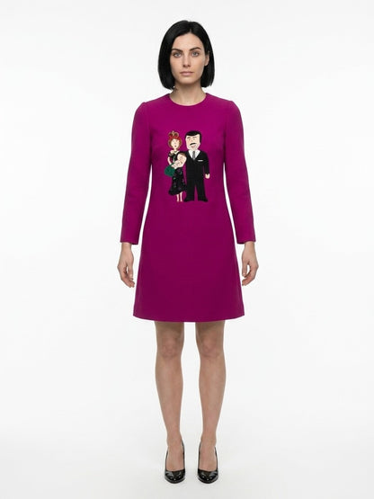 Dolce & Gabbana Pink Polyester Casual Dress