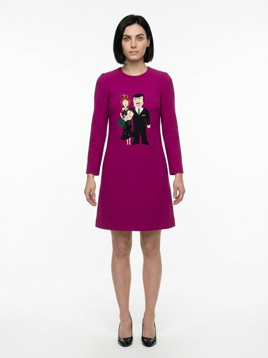 Dolce & Gabbana Pink Polyester Casual Dress