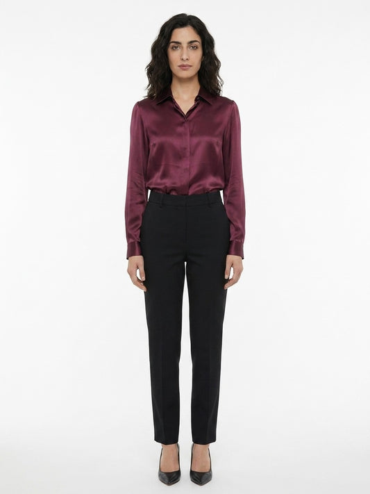 Dolce & Gabbana Purple Silk Shirt