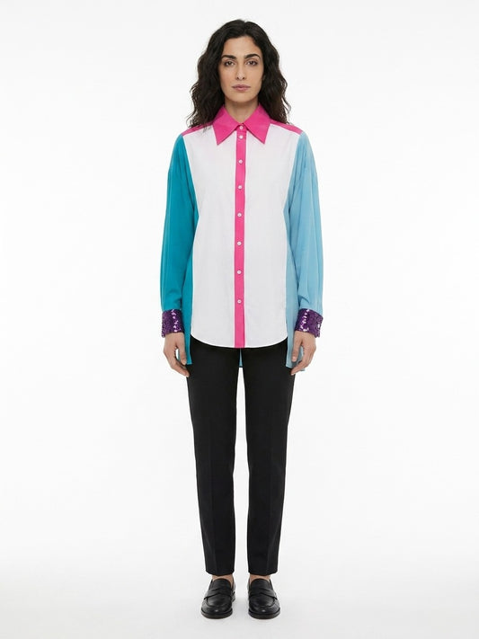 Dolce & Gabbana Blue Cotton Shirt