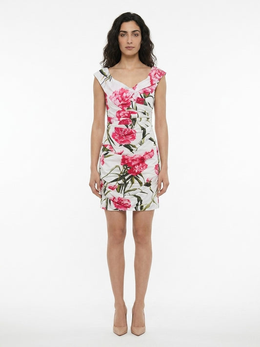 Dolce & Gabbana Multicolor Elastane Casual Dress