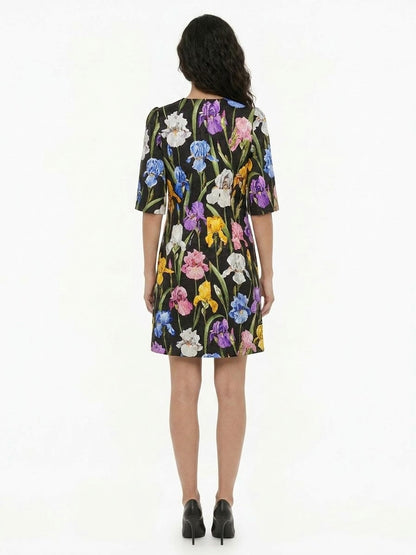 Dolce & Gabbana Multicolor Cotton Casual Dress