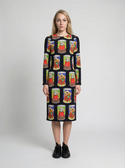 Dolce & Gabbana Multicolor Elastane Casual Dress