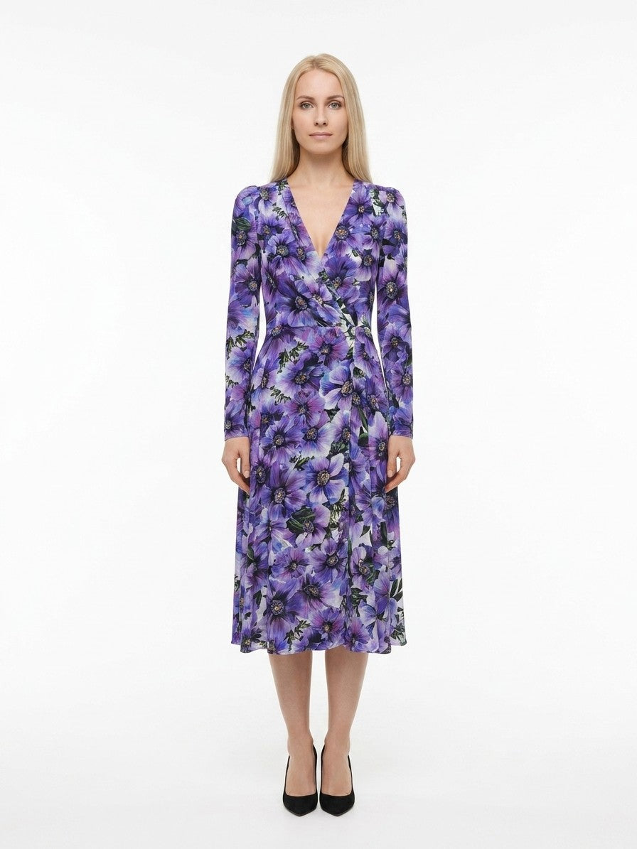 Dolce & Gabbana Multicolor Silk Casual Dress