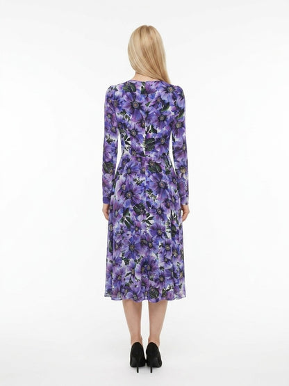 Dolce & Gabbana Multicolor Silk Casual Dress