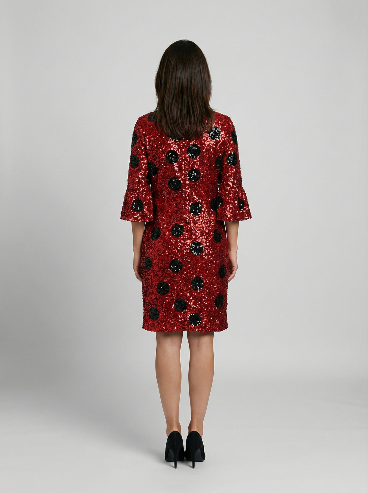 Dress by Dolce & Gabbana for women in cotton multicolor & patterned features an eye catching silhouette with a sophisticated , elegant , and a refined midi for a eye catching aesthetic.