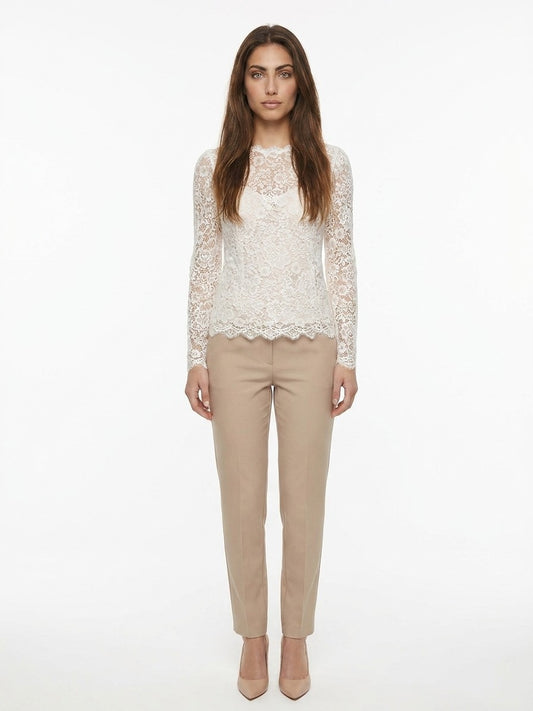 Dolce & Gabbana Cream Cotton Shirt
