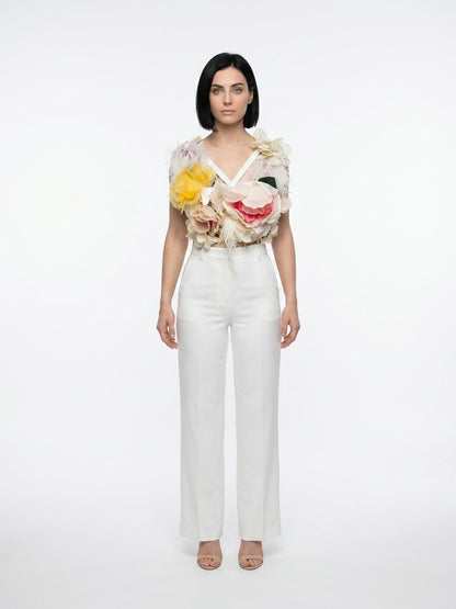 T-Shirt by Dolce & Gabbana for women in stretch polyamide multicolor features an on trend silhouette, perfectly showcasing a on trend sleeveless and for an elevated aesthetic.
