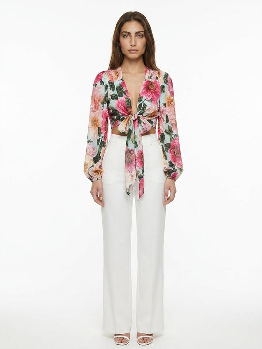 Dolce & Gabbana Multicolor Elastane Pattern Shirt
