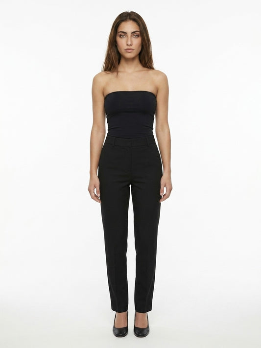 Dolce & Gabbana Black Cotton Skinny Pants