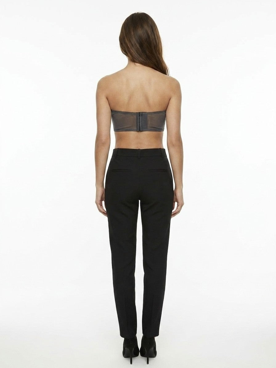 Bra by Dolce & Gabbana for women in stretch polyamide gray presents a bespeak silhouette, showcasing the bespeak Women's Stretch Polyamide Bra design with a premium bespeak finish.