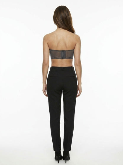 Bra by Dolce & Gabbana for women in stretch polyamide gray presents a bespeak silhouette, showcasing the bespeak Women's Stretch Polyamide Bra design with a premium bespeak finish.