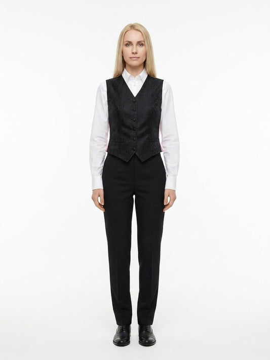 Dolce & Gabbana Black Acetate Waistcoat