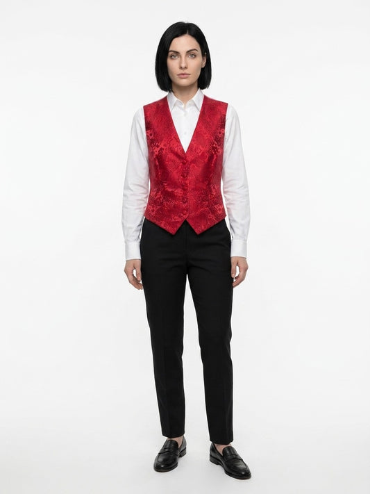 Dolce & Gabbana Multicolor Elastane Waistcoat