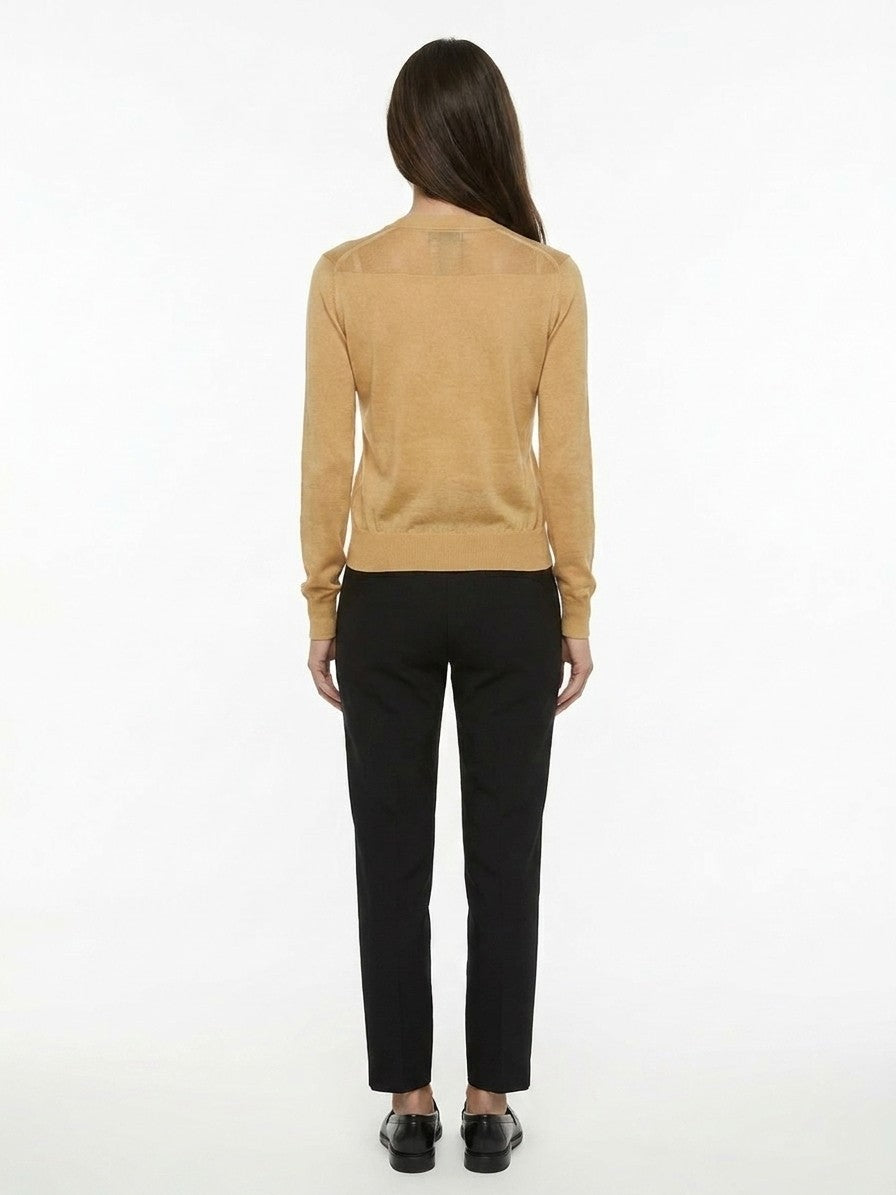 Dolce & Gabbana Yellow Cotton Cardigan