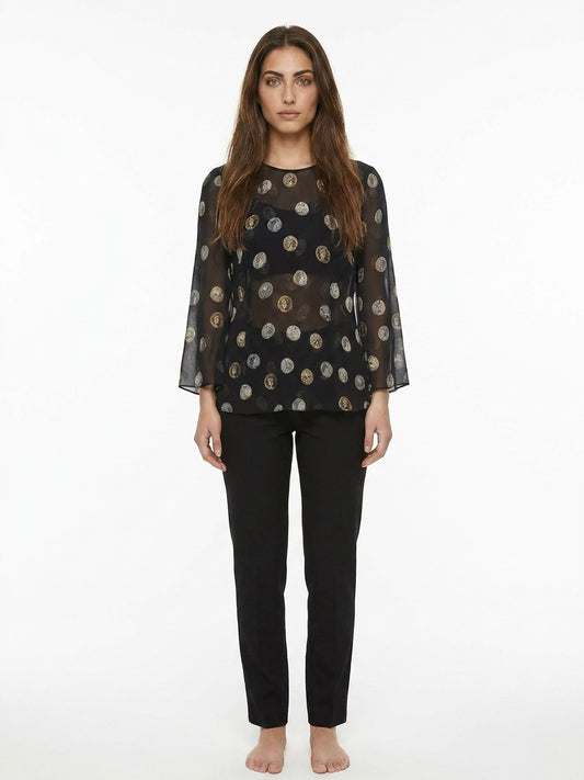 Dolce & Gabbana Multicolor Silk Pattern Shirt