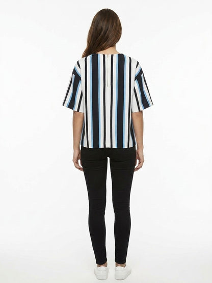 T-Shirt by Dolce & Gabbana for women in stretch polyamide cotton multicolor & patterned features an edgy silhouette, meticulously detailed with a sophisticated and for a truly edgy finish.