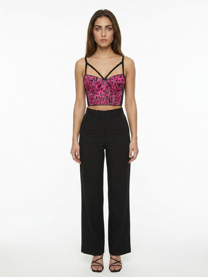 T-Shirt by Dolce & Gabbana for women in stretch polyester multicolor showcases a fashionable silhouette, elegantly detailed with a fashionable sleeveless and for a sophisticated, high-fashion look.