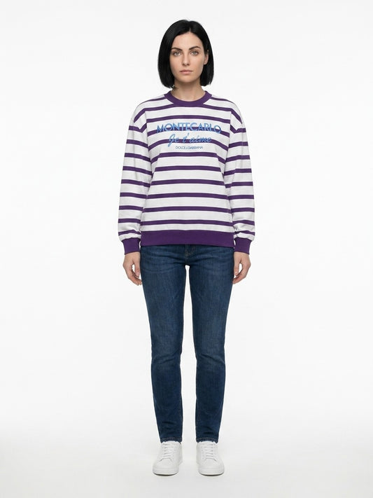 Dolce & Gabbana Bicolor Cotton Sweatshirt