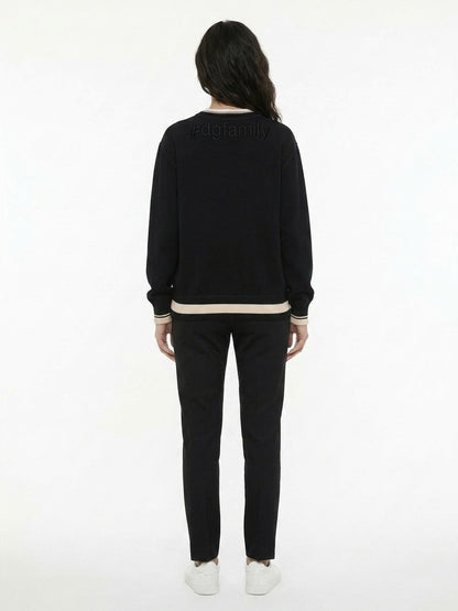 Dolce & Gabbana Black Cotton Sweatshirt