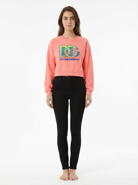 Dolce & Gabbana Multicolor Cotton Sweatshirt