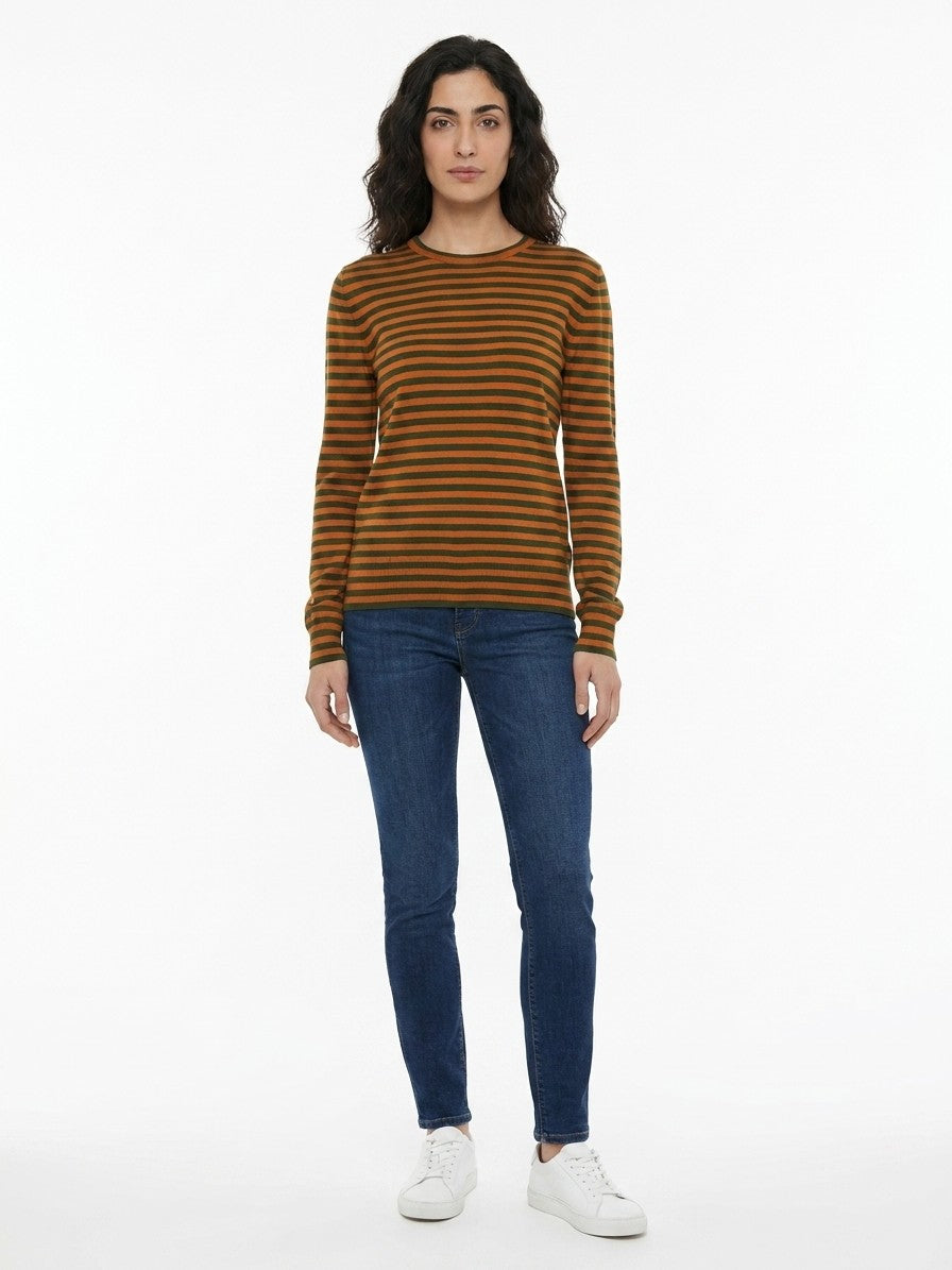 Sweatshirt by Dolce & Gabbana for women in cashmere multicolor features an exquisite silhouette, showcasing and details for a exquisite look.