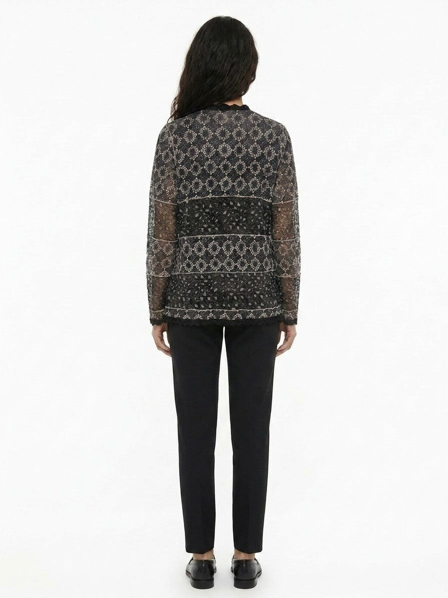 Dolce & Gabbana Blue Silk Cardigan