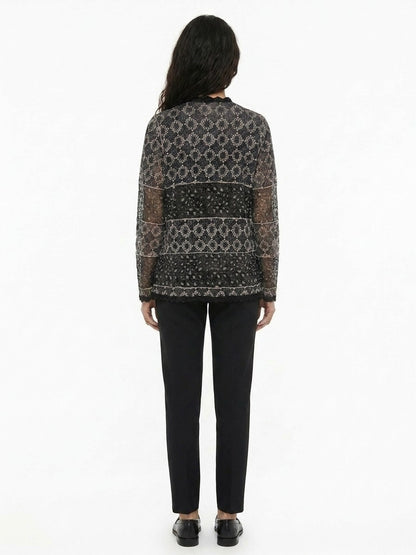 Dolce & Gabbana Blue Silk Cardigan