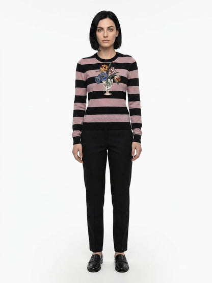 Dolce & Gabbana Multicolor Cashmere Sweatshirt
