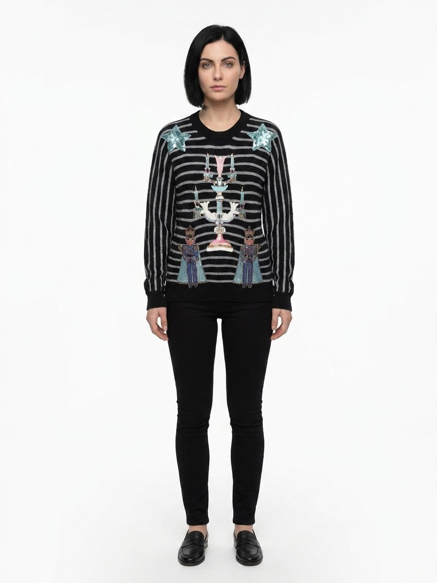 Dolce & Gabbana Multicolor Cashmere Sweatshirt