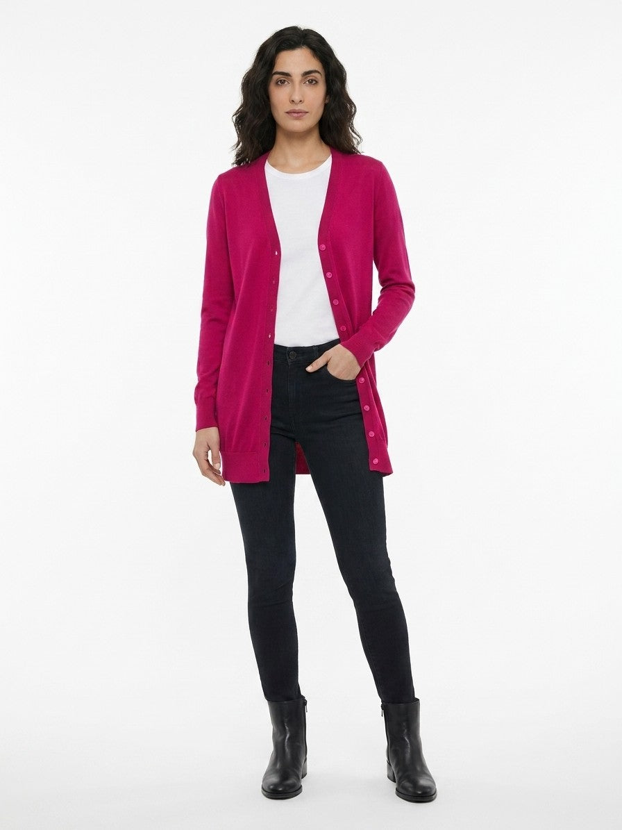 Cardigan by Dolce & Gabbana for women in silk pink showcases a captivating silhouette, artfully detailed with a captivating and for a truly sophisticated captivating look.