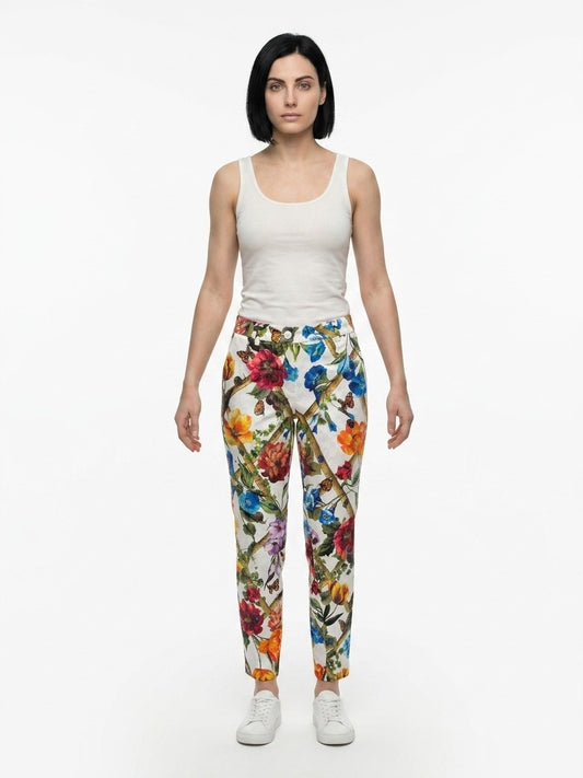 Dolce & Gabbana Multicolor Cotton Joggers (Workout Pants)