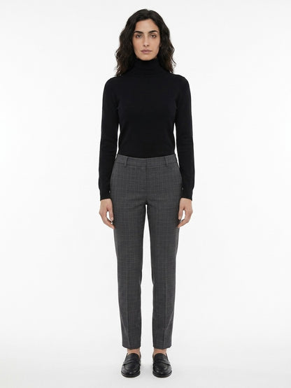 Trousers by Dolce & Gabbana for women in virgin wool multicolor presents a smart silhouette, meticulously detailed with a smart flared, a smart long, and a smart .