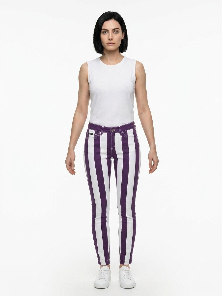 Dolce & Gabbana Blue Cotton Skinny Jeans