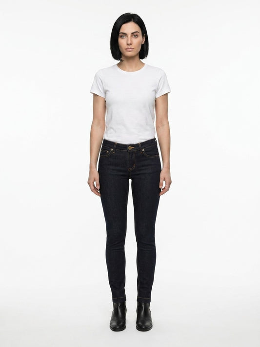 Dolce & Gabbana Blue Cotton Skinny Jeans