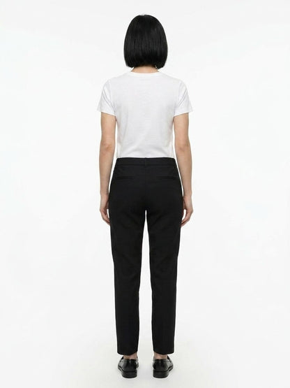 Joggers by Dolce & Gabbana for women in stretch cotton black features a polished silhouette with a polished , reaching a polished long and finished with a polished .