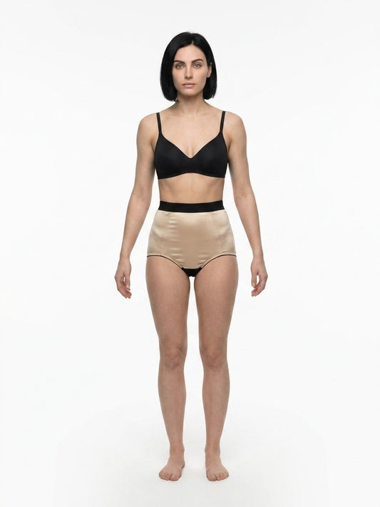 Dolce & Gabbana Beige Silk Briefs
