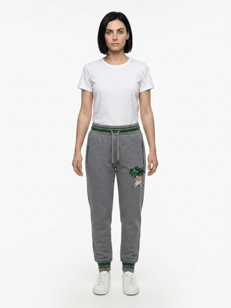 Dolce & Gabbana Gray Cotton Joggers (Workout Pants)
