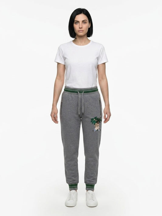 Dolce & Gabbana Gray Cotton Joggers (Workout Pants)